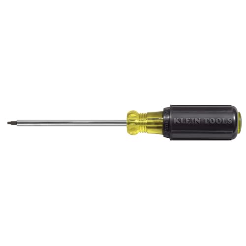 Klein Tools 603-4 Screwdriver, Made in USA, #2 Phillips Tip, Cushion Grip, Precision Machined Electrician Screwdriver, Home Improvement