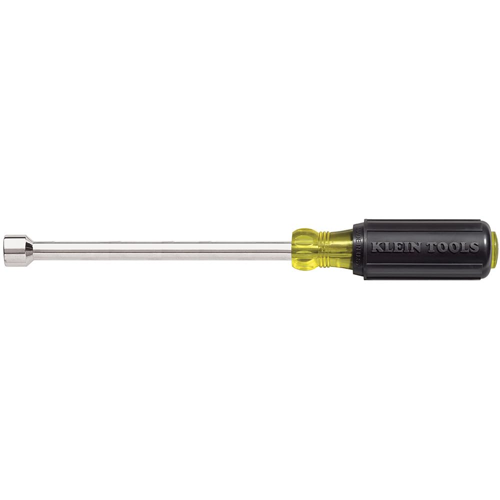 Klein Tools 646-5/16 5/16-Inch Nut Driver with 6-Inch Hollow Shaft and Cushion Grip Handle, Made in USA