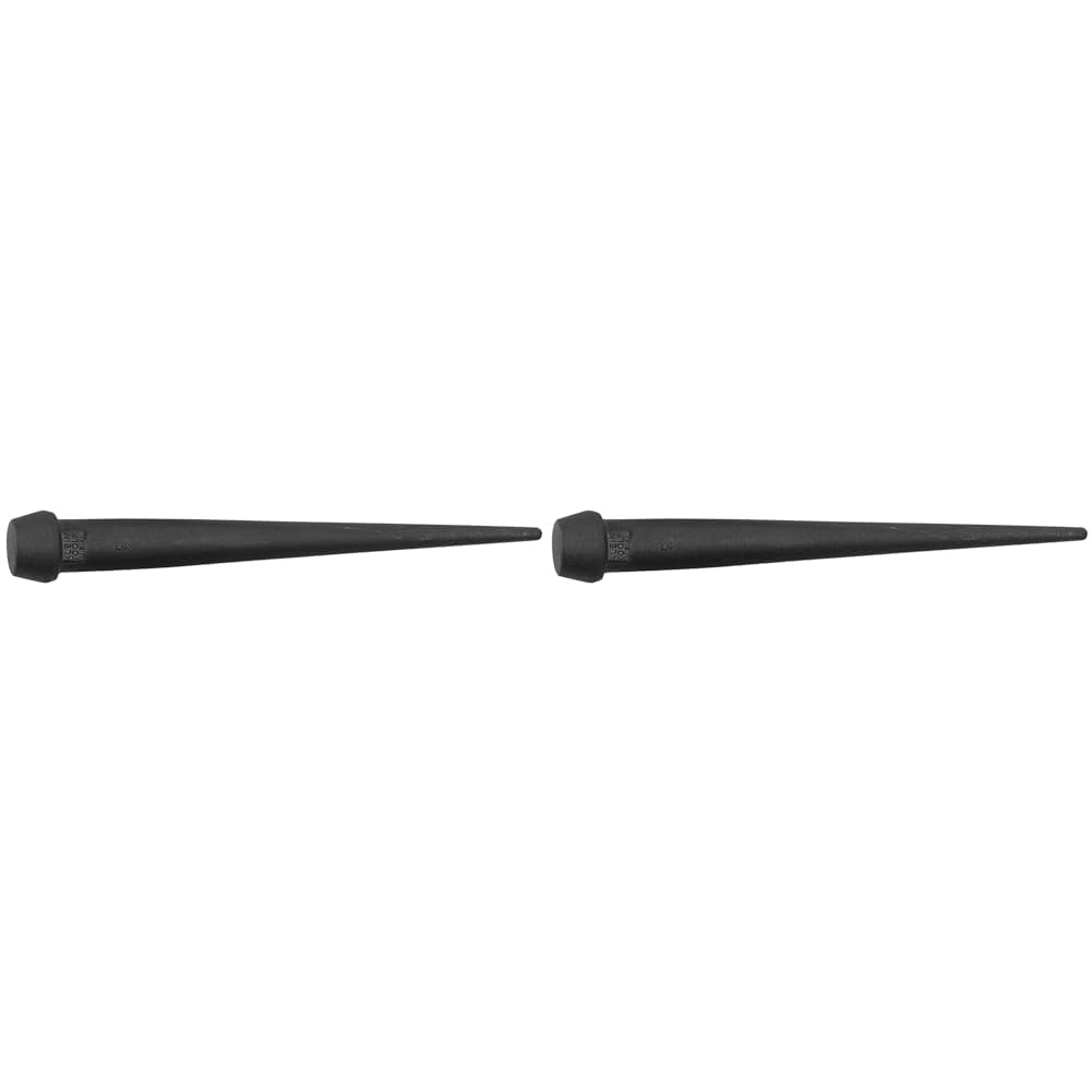Klein Tools 3255 Bull Pin, Made in USA, Broad Head Bull Pin Resists Corrosion and Mushrooming, Heat Treated Steel with Black Finish, 1-1/4-Inch