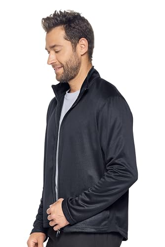 Expert Brand USA-Made Men's Active Performance Sportsman Zip Training Jacket for Sports Hiking Gym Running