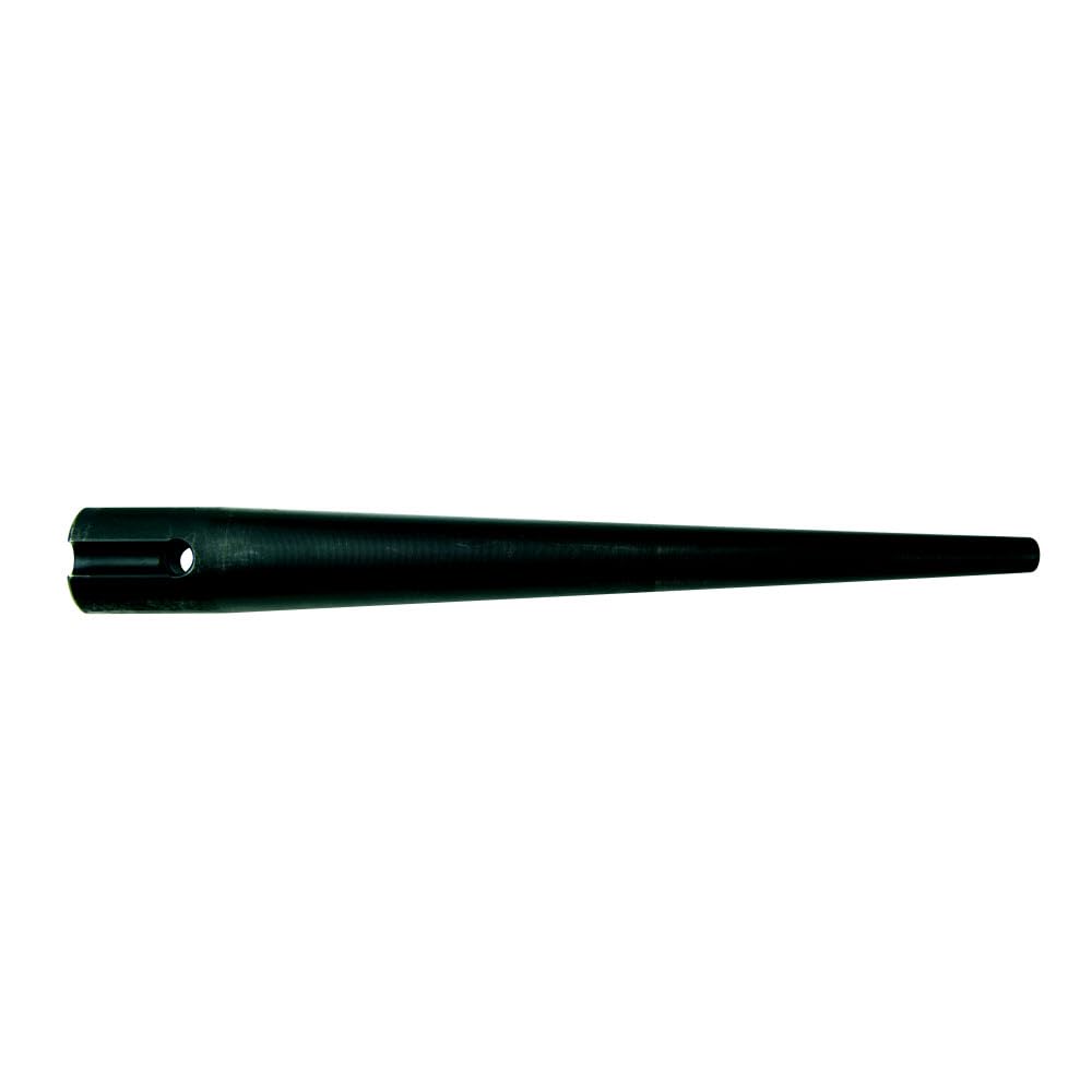 Klein Tools 3256TT Broad-Head Bull Pin, Made in USA, Forged, Heat-Treaded Steel With Black Finish and Tether Hole, 1-1/16-Inch