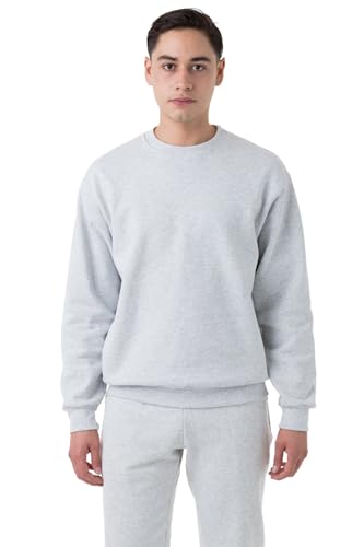 Los Angeles Apparel Heavy Fleece Crewneck Sweater (Piece Dye)