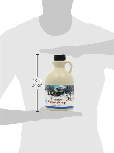 Butternut Mountain Farm Pure Vermont Maple Syrup, Organic, Grade A, Amber Rich, 12 oz, Easy Squeeze Bottle