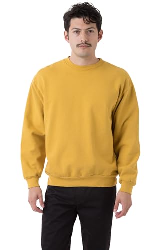 Los Angeles Apparel Heavy Fleece Crewneck Sweater (Garment Dye 2)