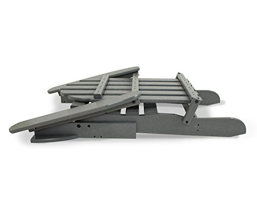 POLYWOOD AD5030WH Classic Folding Adirondack Chair, White 35.7 x 29 x 35.7 inches