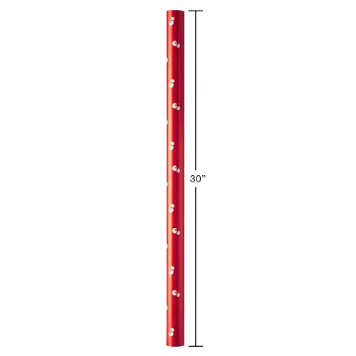 American Greetings 120 sq. ft. Pink Christmas Wrapping Paper Set, Red and Pink (4 Rolls 30 in. x 12 ft., 7 Bows, 30 Gift Tags)