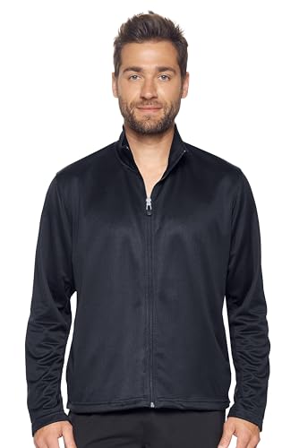 Expert Brand USA-Made Men's Active Performance Sportsman Zip Training Jacket for Sports Hiking Gym Running