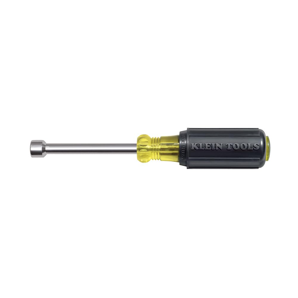Klein Tools 630-3/8M 3/8-Inch Magnetic Tip Nut Driver with 3-Inch Hollow Shank, Made in USA