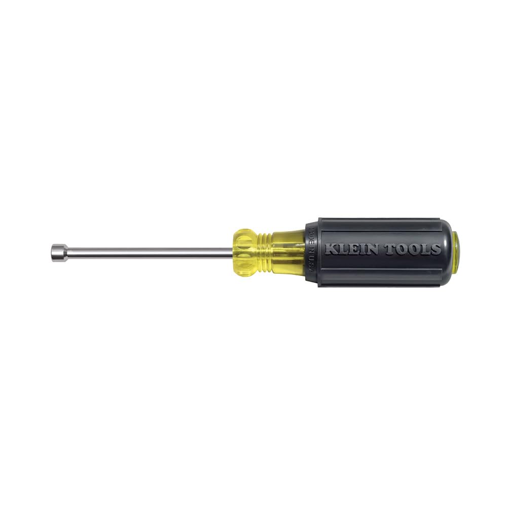 Klein Tools 630-3/8M 3/8-Inch Magnetic Tip Nut Driver with 3-Inch Hollow Shank, Made in USA