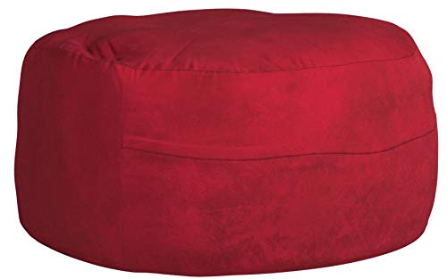 Chill Sack Bean Bag Chair: Giant 5' Memory Foam Furniture Bean Bag - Big Sofa with Soft Micro Fiber Cover - Black
