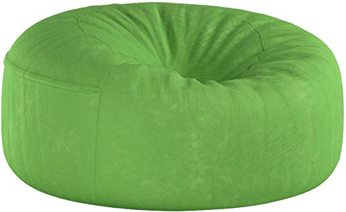 Chill Sack Bean Bag Chair: Giant 6' Memory Foam Furniture Bean Bag - Big Sofa with Soft Micro Fiber Cover, Charcoal