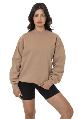 Los Angeles Apparel Heavy Fleece Crewneck Sweater (Garment Dye 2)