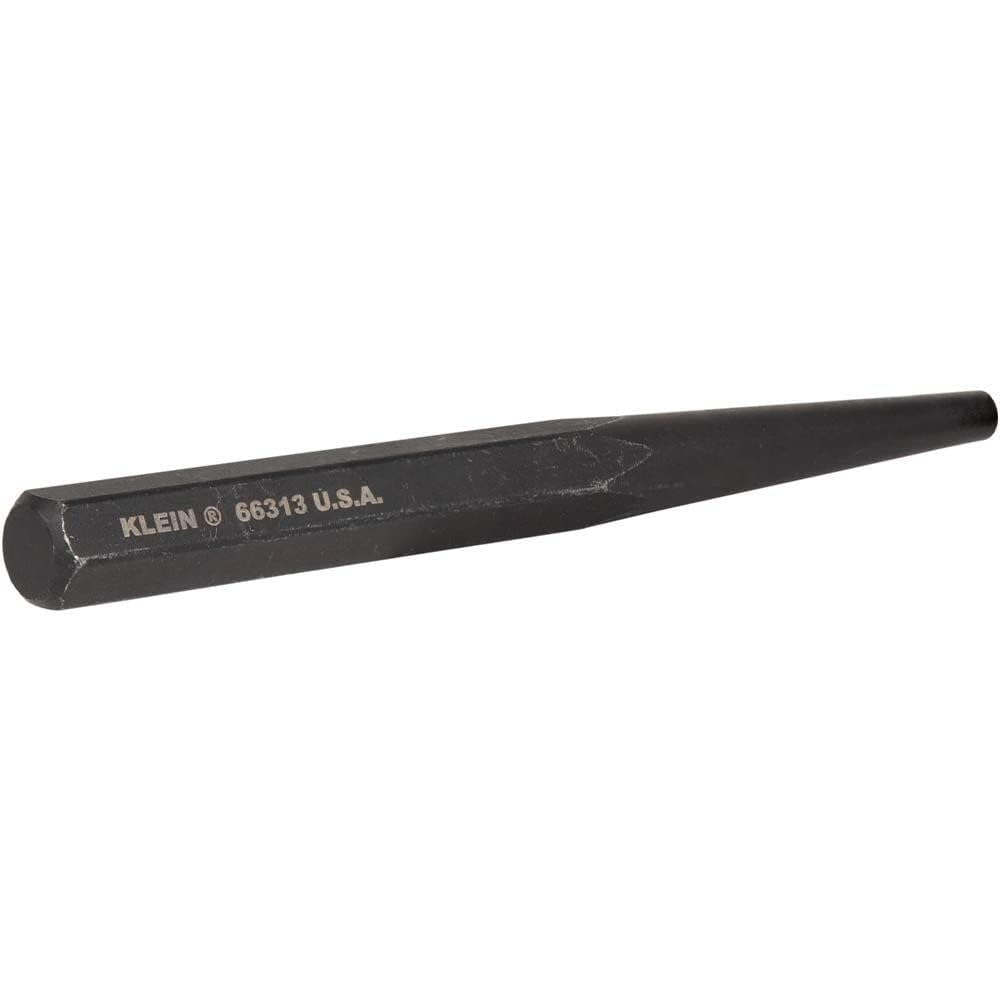 Klein Tools 66312 Center Punch, 3/8-Inch by 5-Inch, Made in USA