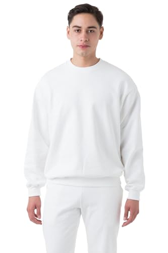 Los Angeles Apparel Heavy Fleece Crewneck Sweater (Piece Dye)