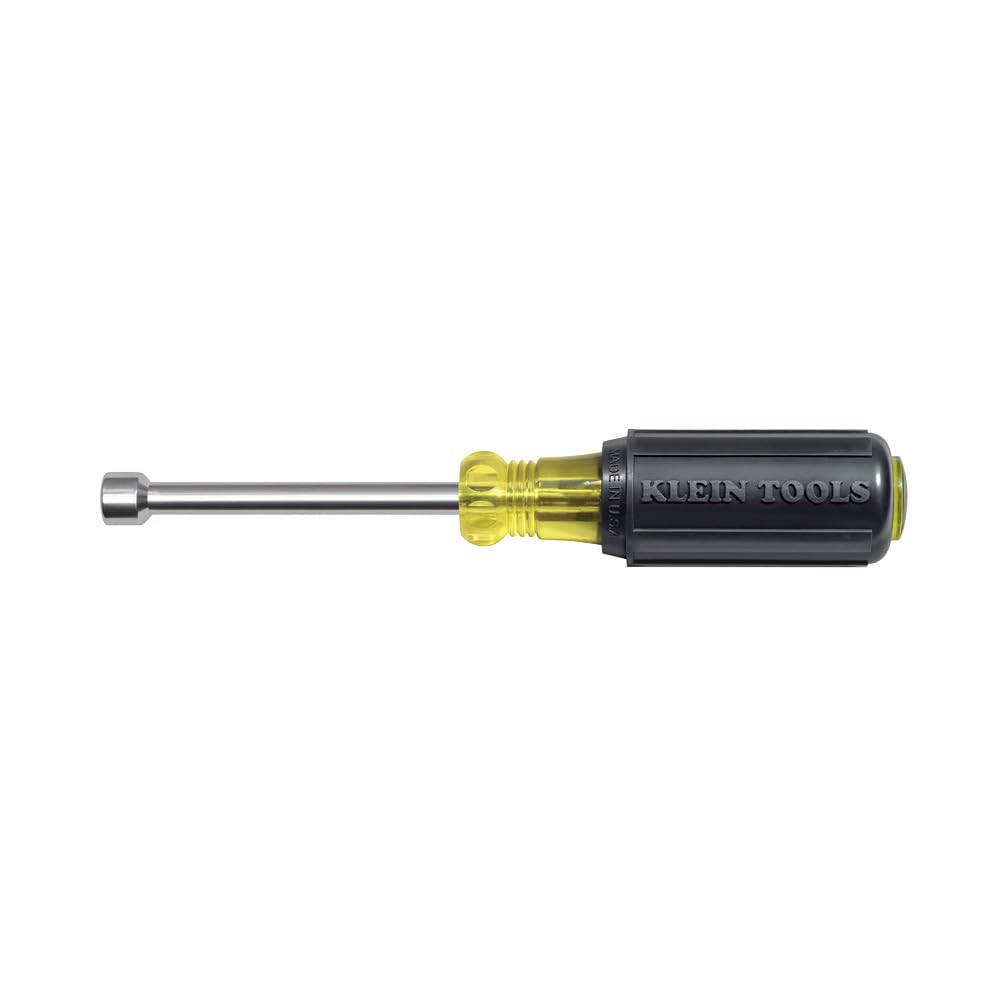 Klein Tools 630-3/8M 3/8-Inch Magnetic Tip Nut Driver with 3-Inch Hollow Shank, Made in USA