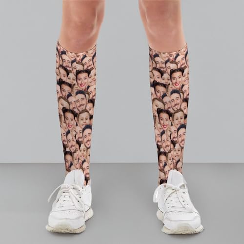 Custom Socks with Picture:Made in USA,Customized Face Socks,Personalized Socks Memorial Gift for Men Women Kid