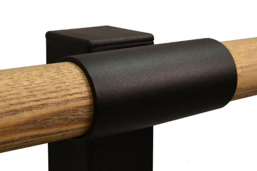 Vita Vibe - USA Made - Traditional Wood Double Barre Fixed Height Floor Mount Ballet Barre - Stretch/Dance Bar - 4 FT- 40 FT