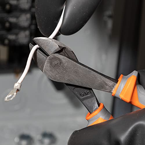 Klein Tools 1005RINS Insulated Pliers, Made in USA, Cutting / Crimping Tool for Insulated and Non-Insulated 10 to 22 AWG Wire and Connectors,1000V Rated