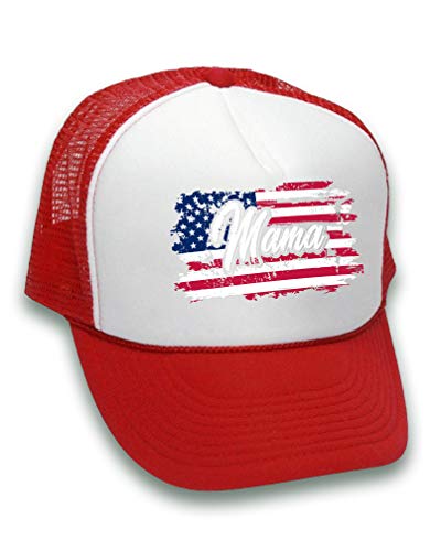 Awkward Styles American Flag Mama Hat 4th of July Party Patriotic Mama Hat Made in USA