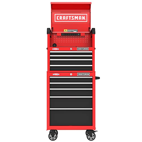 CRAFTSMAN S2000 26IN 4-DRAWER CHEST W/LIGHT & DIVIDE (CMST32642RB)