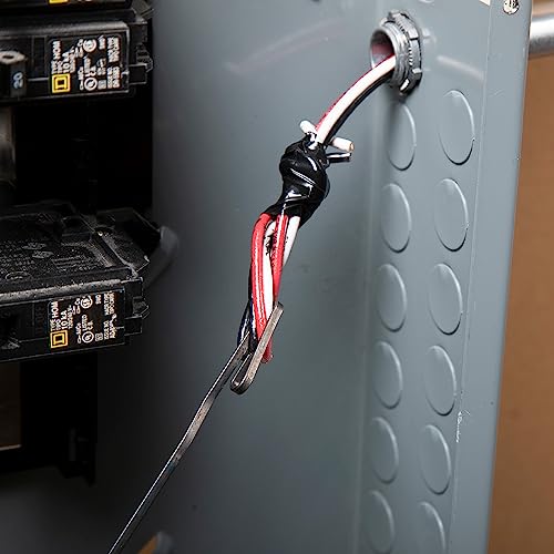 Klein Tools 56331 50-Foot Electrical Fish Tape, Steel Wire Puller with Double Loop Tip, Optimized Housing and Handle, 1/8-Inch