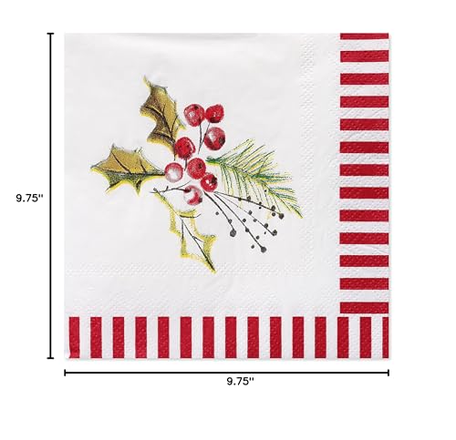 American Greetings 36-Count 7 in. Dessert Plates by Kathy Davis, Christmas Party Supplies
