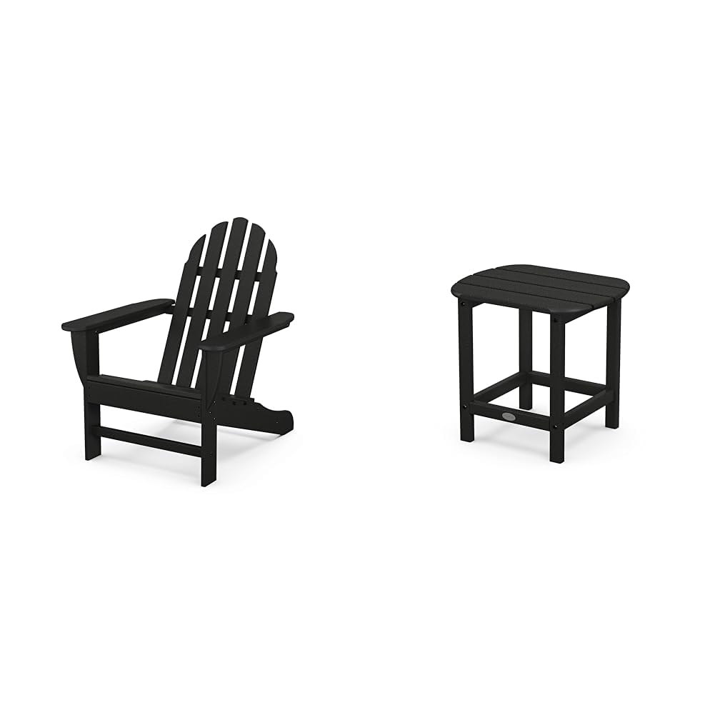 POLYWOOD AD4030PB Classic Outdoor Adirondack Chair, Pacific Blue