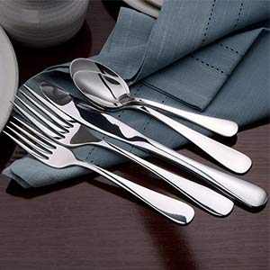 Liberty Tabletop Annapolis 60 piece flatware set service for 12 silverware made in USA