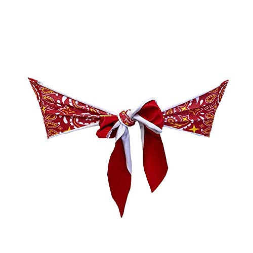 Lojobands Women's Bandana Top Tailgate Outfit College Tank Top Crop Top Made in USA One Size Fits Most