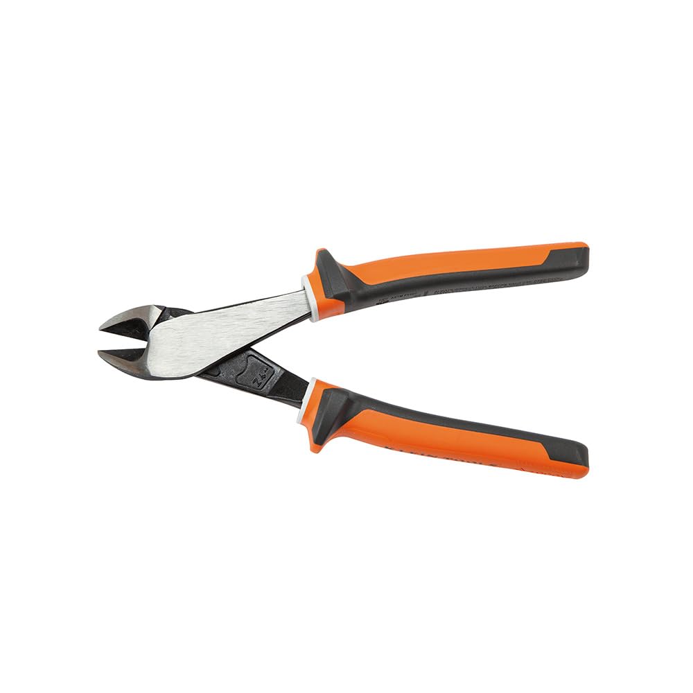 Klein Tools D228-8-INS Pliers, Made in USA, Insulated Diagonal Cutting Pliers with 1000V Rated Dual-Layer Grips and High-Leverage Design, 8-Inch