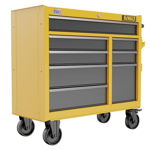 DEWALT Tool Chest with 9 Drawers, 41 Inch, 100lb Drawer Capacity, DEWALT Workshop Storage System Compatible (DWST41092)