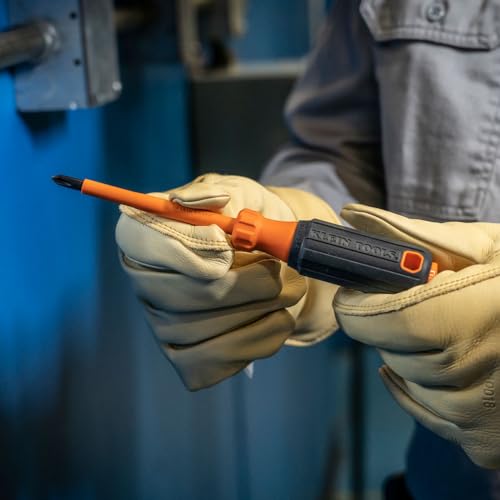 Klein Tools 1005RINS Insulated Pliers, Made in USA, Cutting / Crimping Tool for Insulated and Non-Insulated 10 to 22 AWG Wire and Connectors,1000V Rated