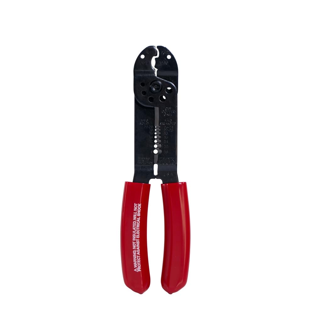 Klein Tools 1000 Multi Tool, Made in USA, 6-in-1 Stripper, Crimper, Wire Cutter, Screw Measure and Shears, Multi-Purpose Lineman Tool