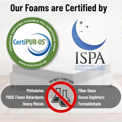 Ottomanson 9" Twin Mattress in a Box Made in USA, Firm Mattress, Hybrid Mattress Cool Improved Airflow with Edge to Edge Pocket Coil, Bed in A Box, Ottopedic