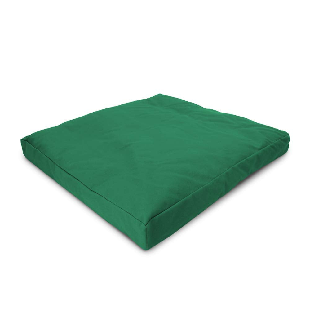 Bean's ZABUTON Meditation Cushions - Colorful Cotton Yoga Prayer Zen Kneeling Pad Base for Zafu Pillow - Medium & Large - Traditional Natural Recycled Cotton Fill - Floor Sitting Comfort - Made in USA