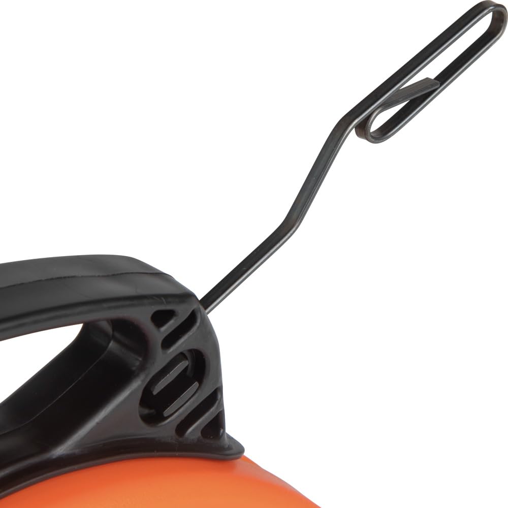 Klein Tools 56331 50-Foot Electrical Fish Tape, Steel Wire Puller with Double Loop Tip, Optimized Housing and Handle, 1/8-Inch