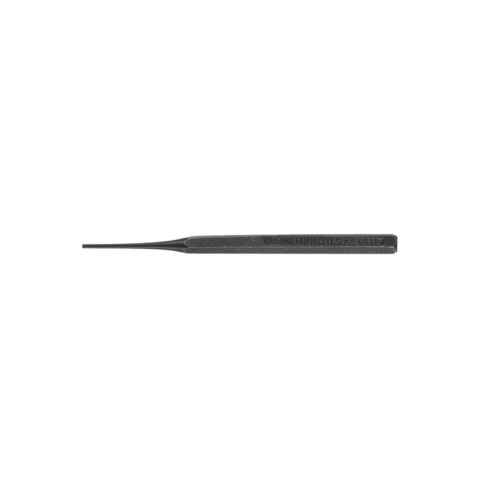 Klein Tools 66320 Pin Punch with 1/16-Inch Point Diameter, Made in USA, 4-1/4-Inch Length, 1/16-Inch Diameter