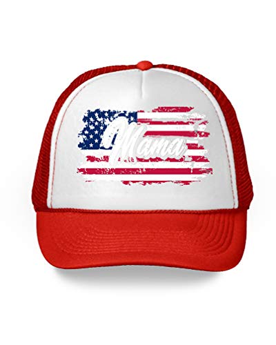 Awkward Styles American Flag Mama Hat 4th of July Party Patriotic Mama Hat Made in USA