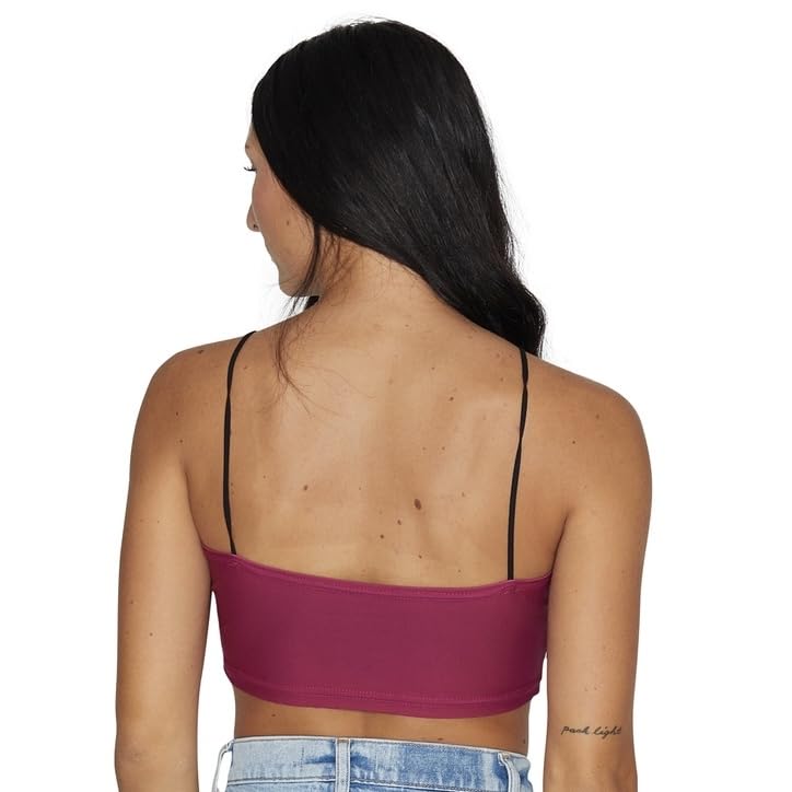 Lojobands Women's Tailgate Outfit College Spaghetti Tank Top Crop Top Made in USA One Size Fits Most