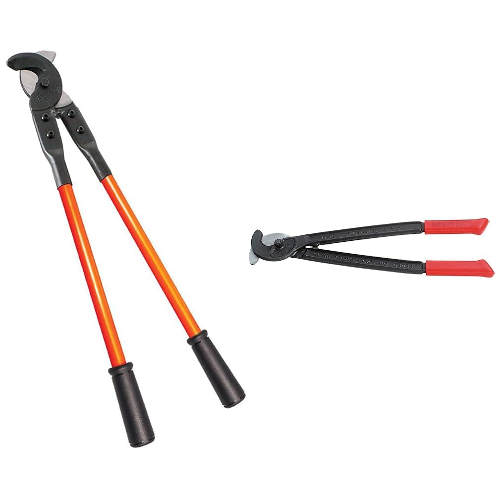 Klein Tools 63041TH 25-Inch Cable Cutter with Protective Sleeve, Made in USA