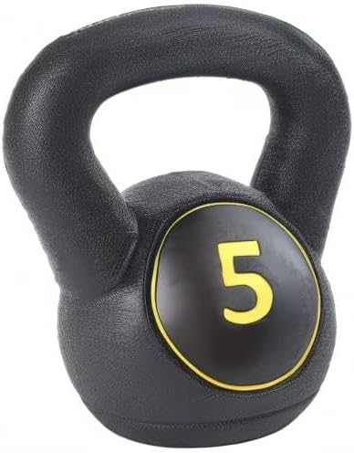 US Weight Plastic Kettlebell Set - 5, 10, and 15 Pound Kettlebells