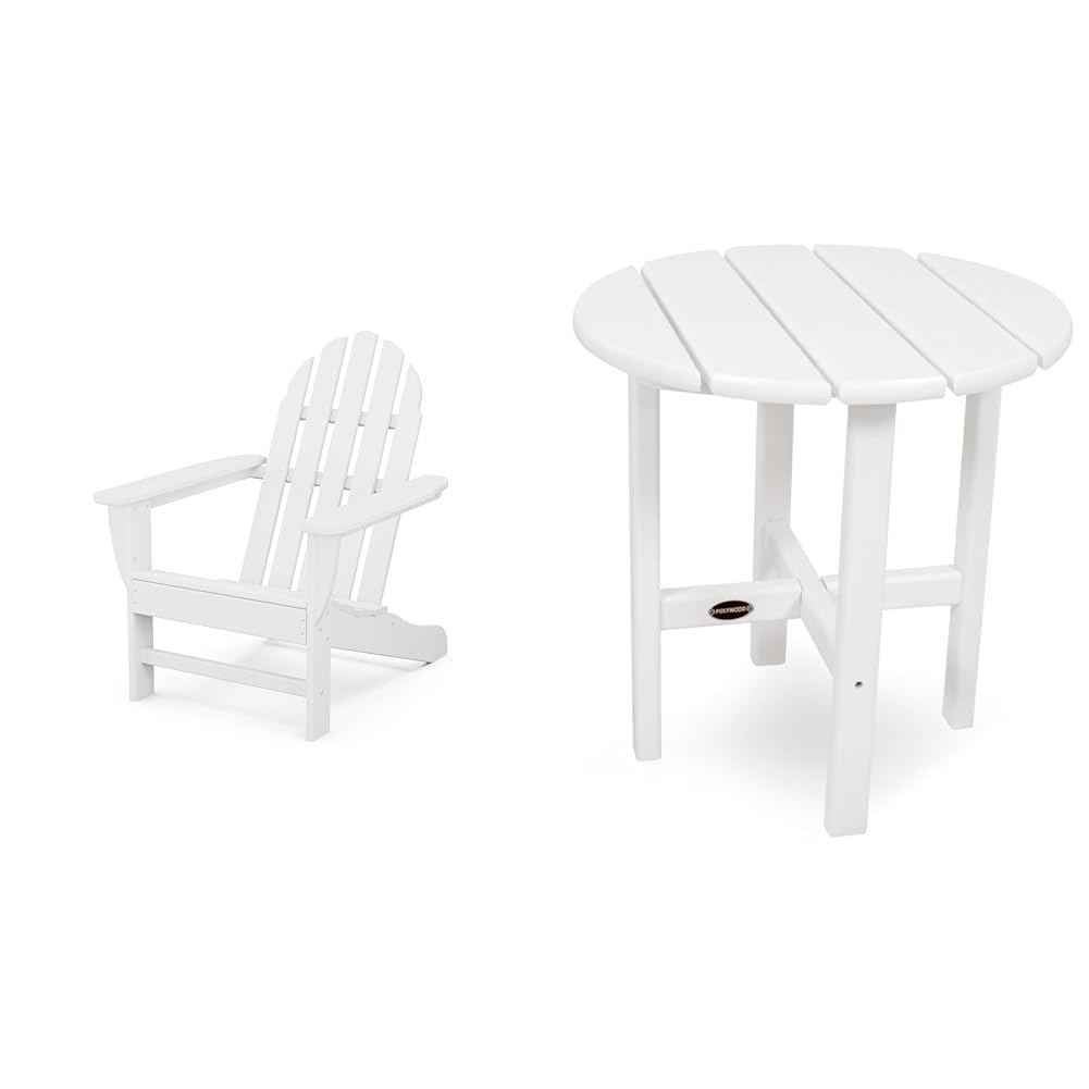 POLYWOOD AD4030PB Classic Outdoor Adirondack Chair, Pacific Blue