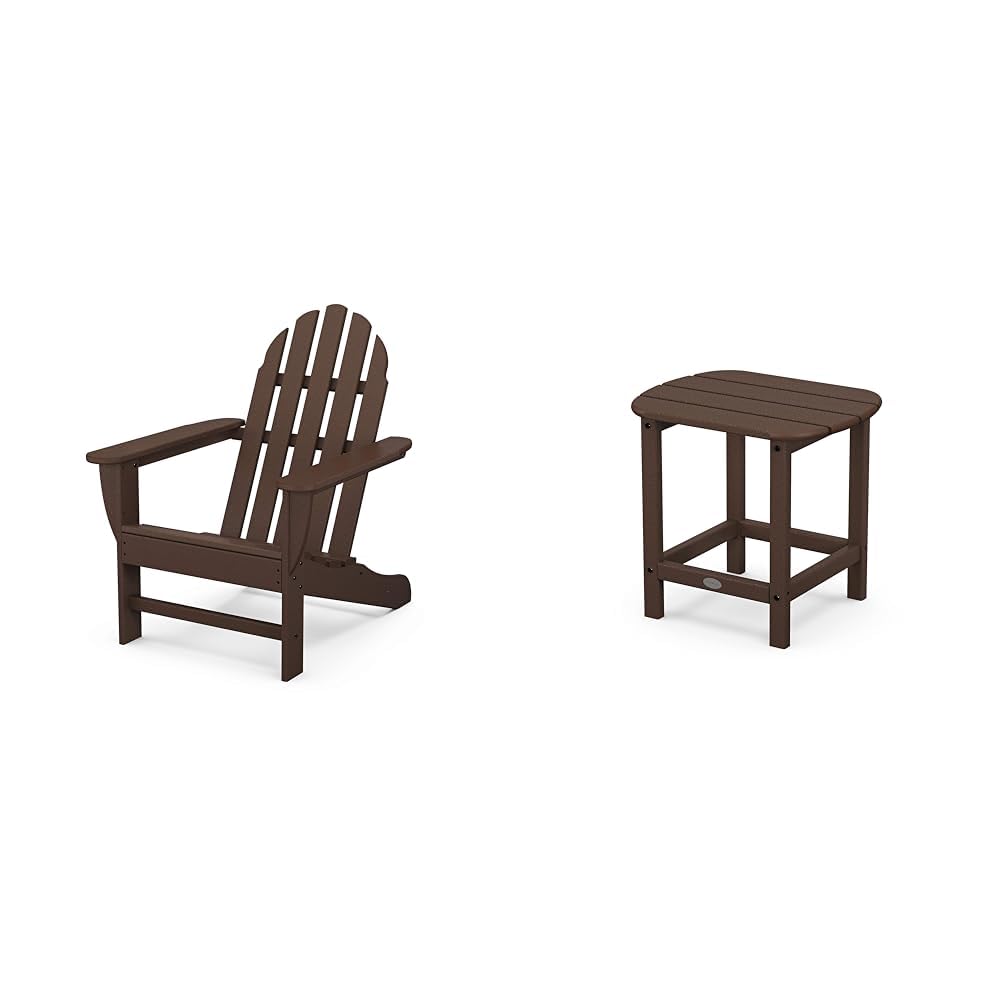 POLYWOOD AD4030PB Classic Outdoor Adirondack Chair, Pacific Blue