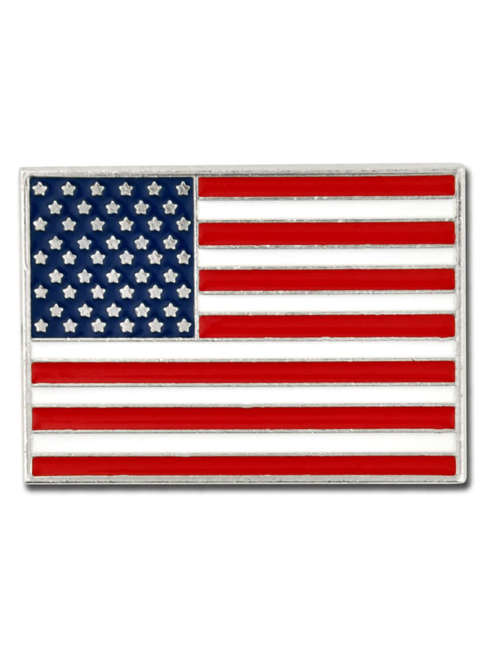 PinMart's 2 Pack Made in the USA American Flag Enamel Lapel Pins
