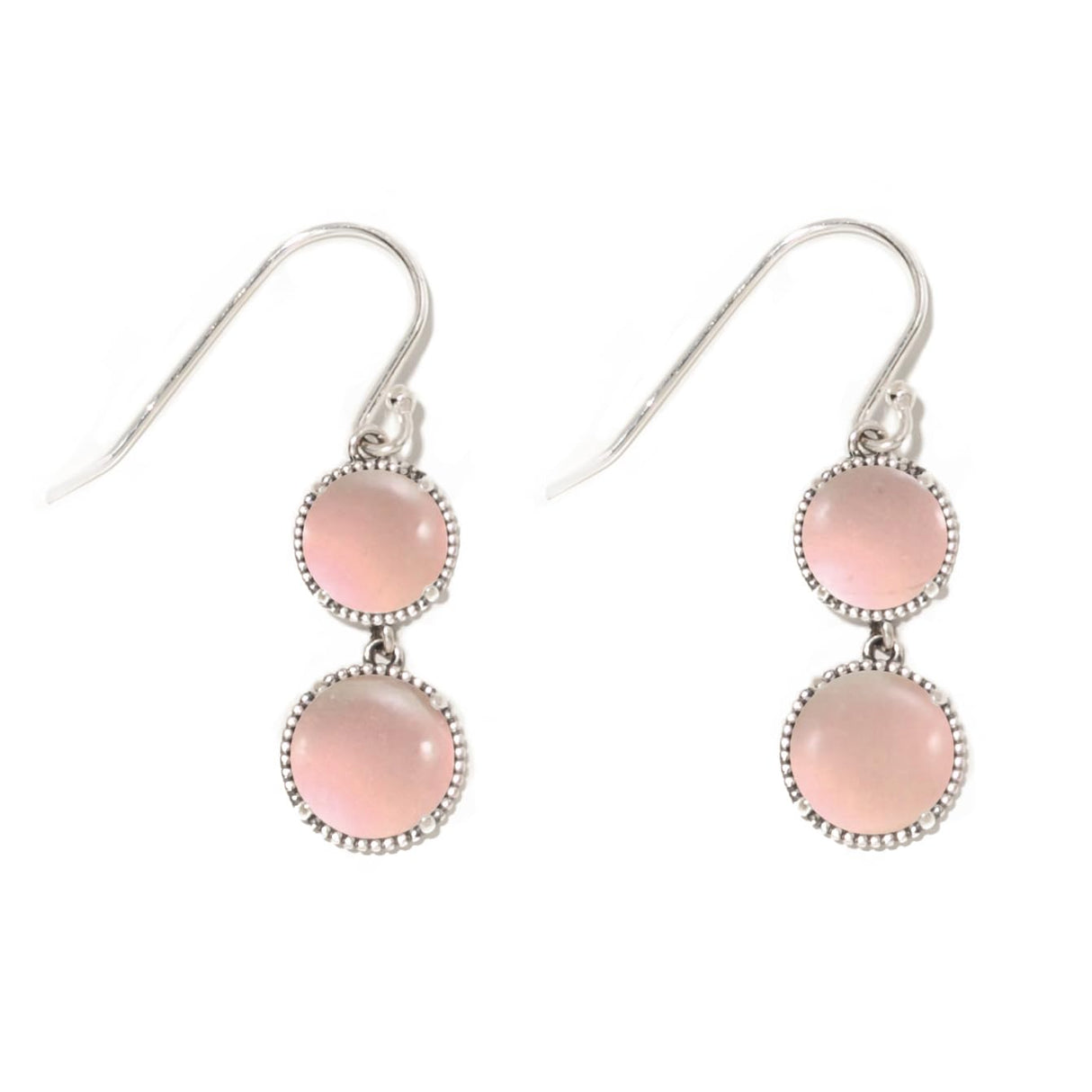 Bottled Up Designs Handmade Vintage Aqua Double Take Earrings, Recycled Mason Jar Glass, Sterling Silver, Eco Friendly, Made in USA, Birthday Gifts, Mothers Day, Women, Anniversary