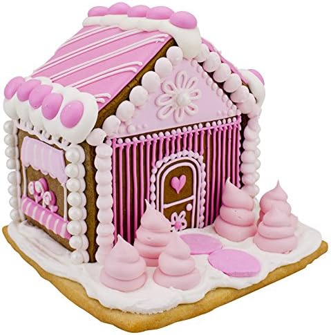 Mini Gingerbread House Cookie Cutter Set, Two Cookie Cutters with Recipe Card, Makes 4-1/2" Tall Gingerbread House Made in USA by Ann Clark