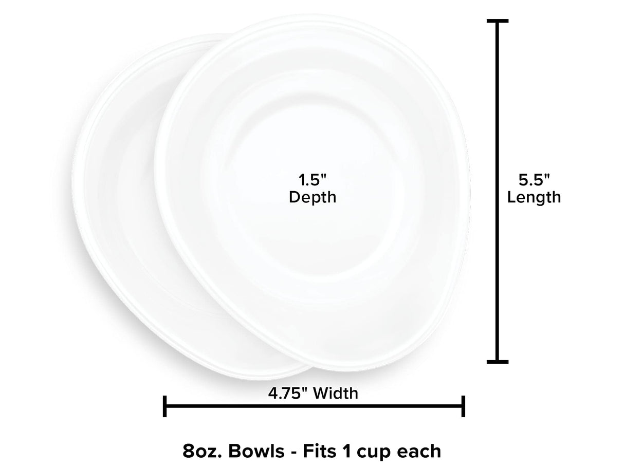 WeatherTech Extra Pair of Bowls - 8 oz, BPA-Free Plastic (TR08BWLPR)