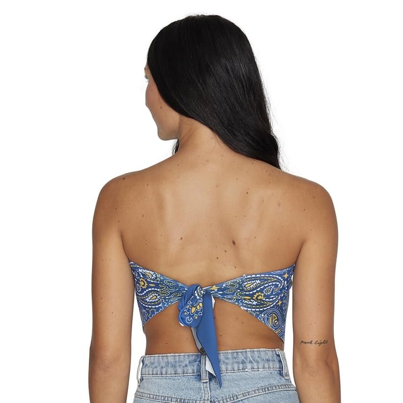 Lojobands Women's Bandana Top Tailgate Outfit College Tank Top Crop Top Made in USA One Size Fits Most