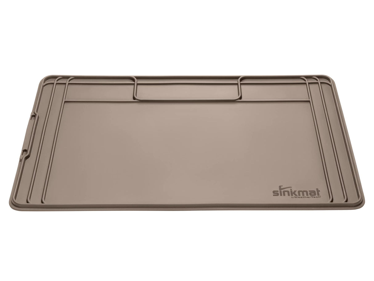 WeatherTech SinkMat – Waterproof Under Sink Liner Mat for Kitchen Bathroom – 34” x 22” Inches - Durable, Flexible Tray – Home undersink Organizer Must Haves, Black