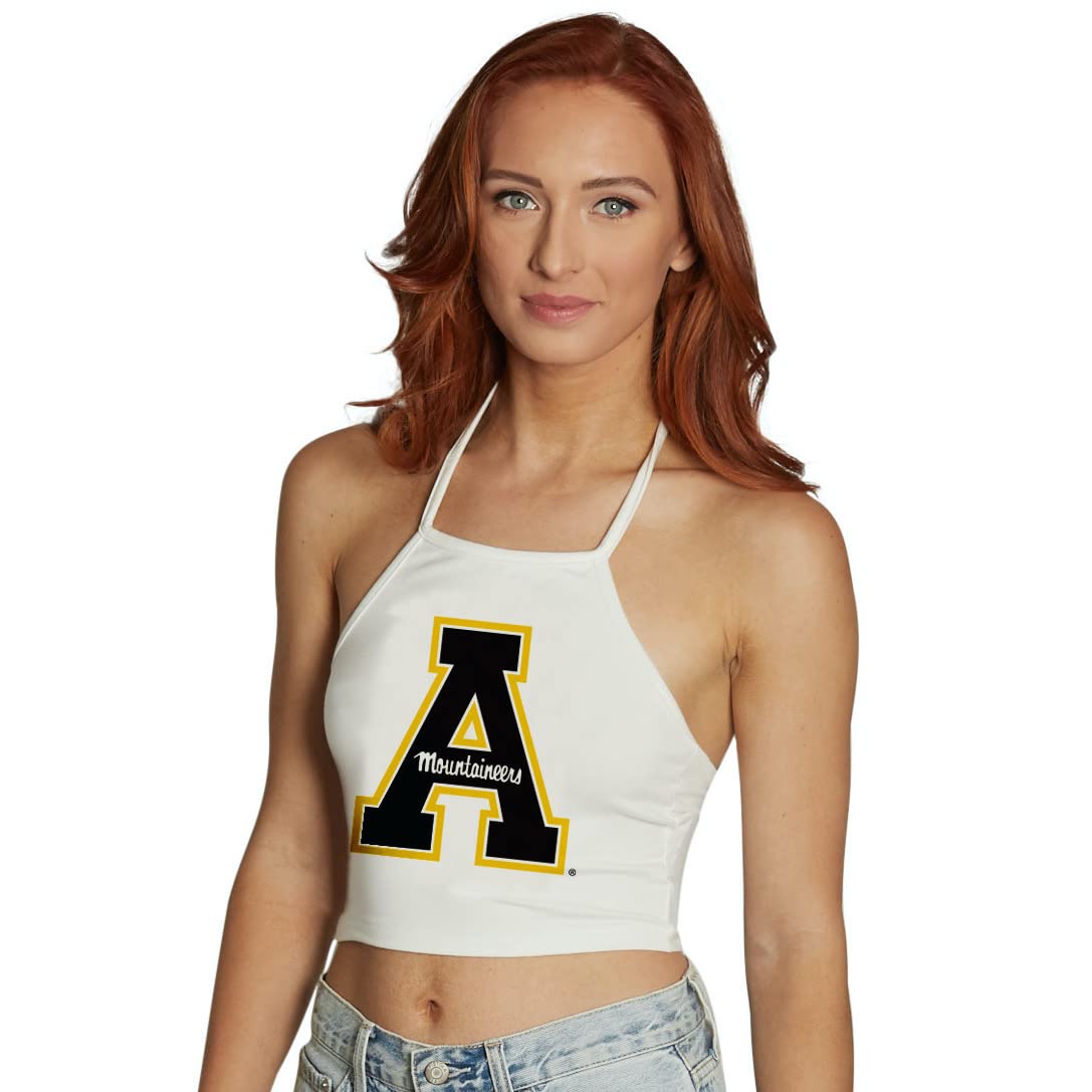 Lojobands Women's College Halter Top Tank Top Tee Tshirt